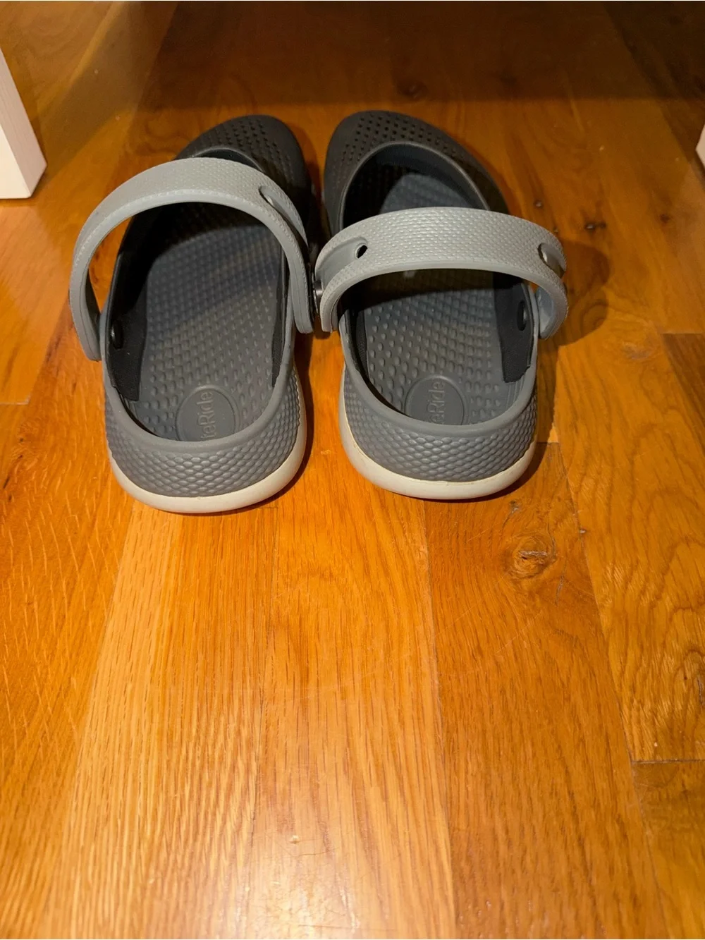 CROCS Kids Water Shoes in Black and Gray